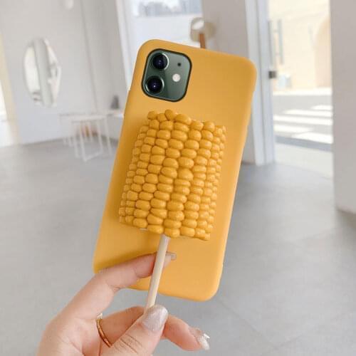 Corn Egg Tart For Xiaomi Redmi Note 4 4x 5 5A 6 7 8 8T 9 10 Pro Max Phone Case
