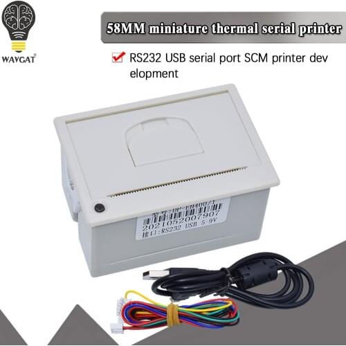 Receipt Thermal Printer 58mm Super Mini Embedded Low Noise Optional USB Port Printer Thermal