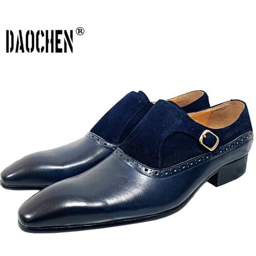 DAOCHEN Mens Loafers