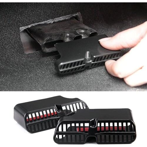 For Honda Civic Gen 10 2016-2020 Under Seat Floor AC Heat Air Conditioner Duct Vent Outlet Grille Cover Trim