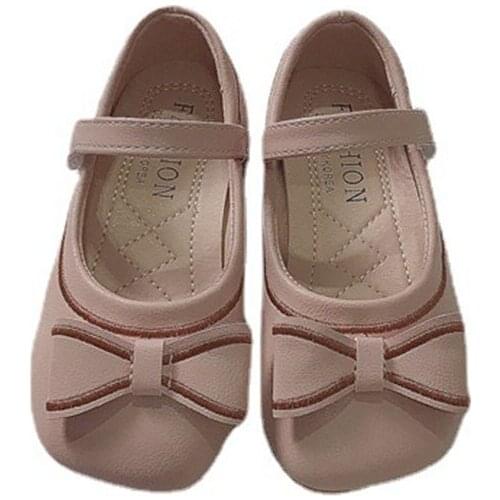 CAPSELLA Kids Girls Elegant Butterfly-Knot Princess Casual Shoes For Baby Children Flat Fashion Sneakers Size 21-30