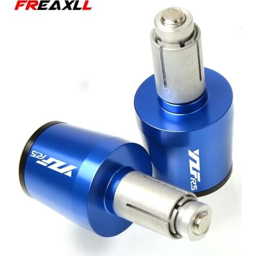 Motorcycle Accessories 7/8" 22MM Handlebar Hand Grips Handle Bar End Cap For YAMAHA YZFR15 YZF-R15 YZF R15 2008 2009 2010 2011