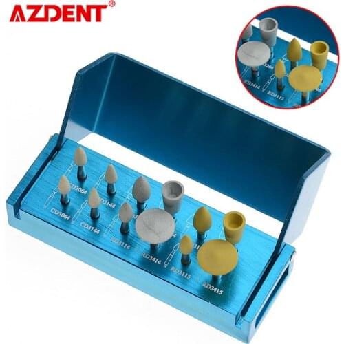 12pcs/Box Dental Zirconia Dressing Polishing Kit RA 3112 for Contra Angle Low Speed Handpiece