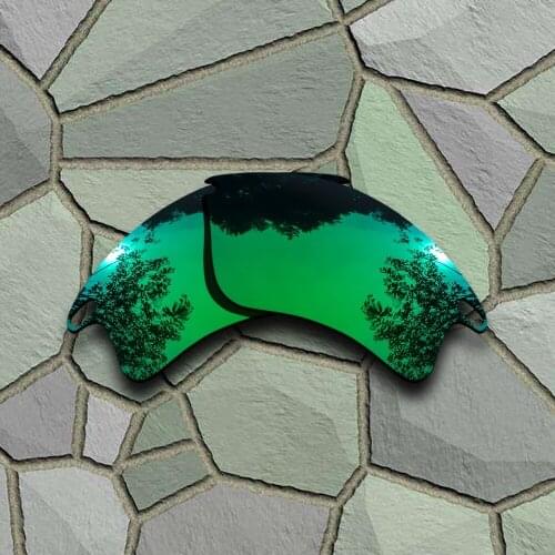 Jade Green Sunglasses Polarized Replacement Lenses for Oakley Fast Jacket XL