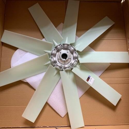 Free shipping OEM 39911649 white 9 blades cooling fan air compressor axial fan without motor for IR screw air compressor