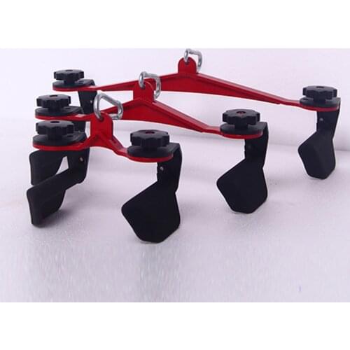 Gym Lat Pull Down Bar Fitness Rowing Workout T-Bar High Low Pulley Cable Attachments Biceps Triceps Back Muscles Blaster Handle