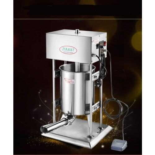 15L vertical commercial electric sausage filling machine 304 stainless steel automatic sausage, ham sausage filling machine