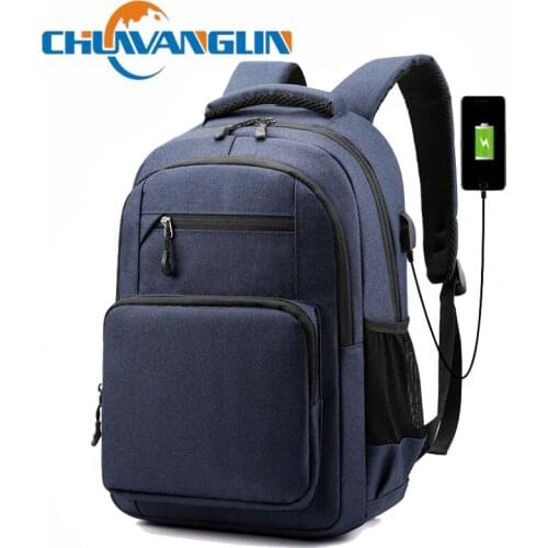 Chuwanglin Unisex waterproof school backpack for teenagers boy usb charge bagpack male bags college school bag mochila D40102
