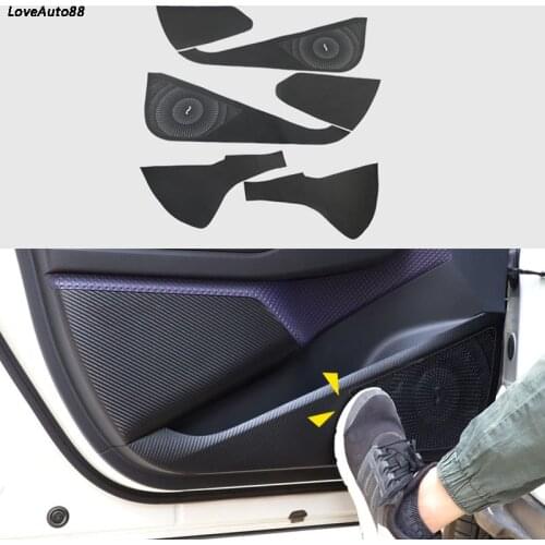 Door Leather Protector Pad Door Plank Anti Kick Pad Anti-dirty Mat Cover Sticker For Toyota CHR C-HR 2016 2017 2018 2019 2020