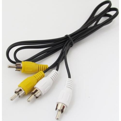 1pc Twin RCA Phono Male cable 2 RCA Phono Male to Male Audio Cable 3.3ft/1M