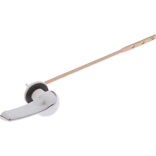 20CM Universal Toilet Tank Flush Lever Luxury Chrome Toilet Wrench Iron Handle Toilet Wrench Water Tank Accessory Bathroom Tool