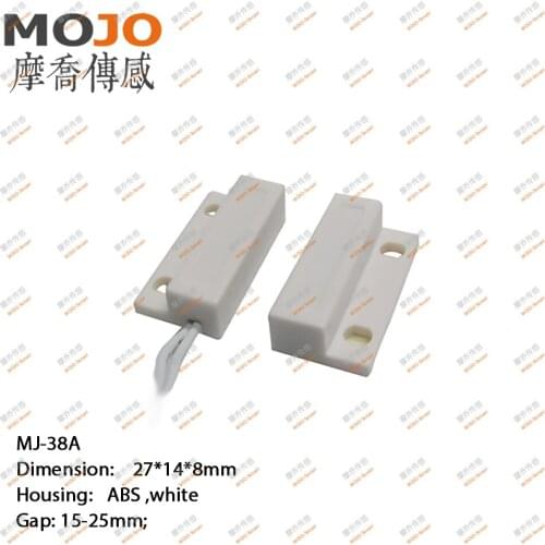 2020 MJ-38A 100pcs/lots N.O Type magnetic switch for door close alarm