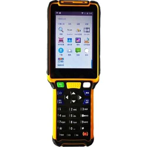 3.5 inch Android 7.0 Full key keyboard RAM 2GB ROM 16GB Handheld terminal with 2D Barcode scanner