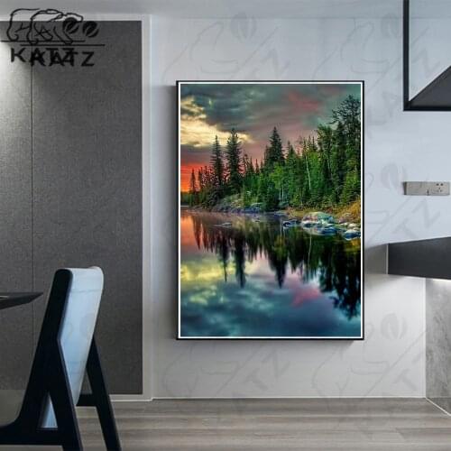Dark Forest Diamond Painting Landscape Embroidery Crossing Diy Mosaic Picture Art Gift Handmade Cross Stitch Home Decoration