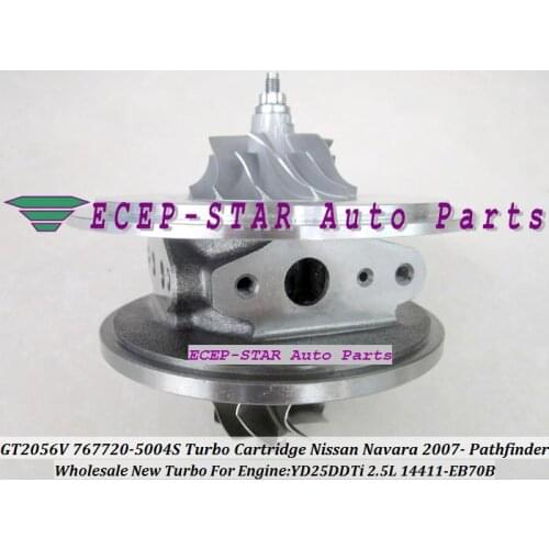 Free Ship Turbo CHRA Cartridge Core GT2056V 767720 767720-5004S 14411-EB70B For NISSAN NAVARA Pathfinder YD25 YD25DDTi 2.5L