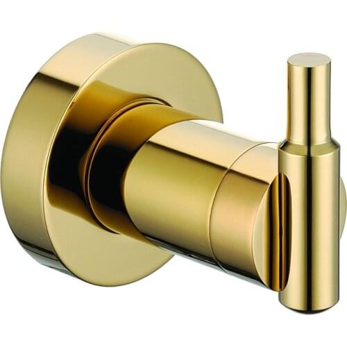 Free shipping gold finish Round design Robe Hook clthoes hook