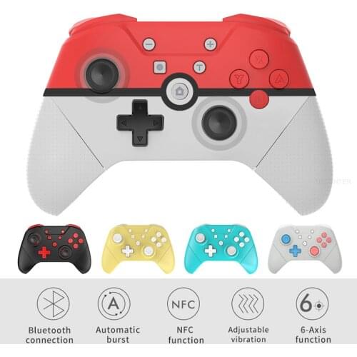 Wireless Gamepad For Nintendo Switch Pro NS Pro Game joystick Controller For Switch PC with NFC 6-Axis Support Bluetooth