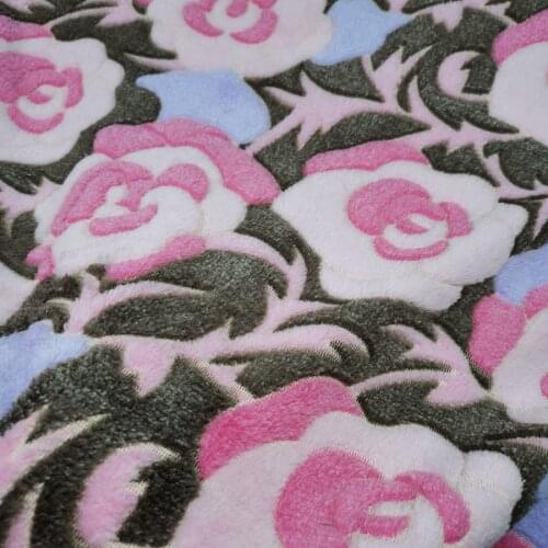 Big Save Flannel Fleeced Fabric Double Faced Soft Warm Baby Plush Bedsheet Velveteen Blanket Cap Sofa Cover Pillow Materia