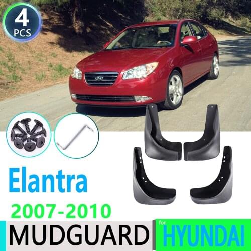 For Hyundai Elantra HD 2007 2008 2009 2010 4th Gen Front Rear Car Fender Mudguard Mud Flaps Guard Splash Flap Car Accessories