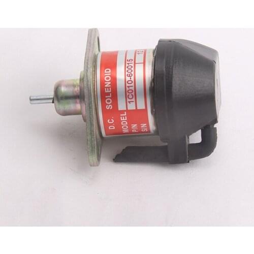 Excavator Parts 1C010-60015 Flameout Solenoid Valve High Quality Switch Motor Flameout