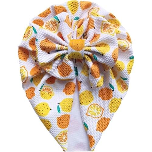 Baby Hat Beanie Toddler Hats Children Thick Newborn Hat Boys Girl Cotton Soft Big Bow Turban Bonnet Caps Solids Baby Accessories