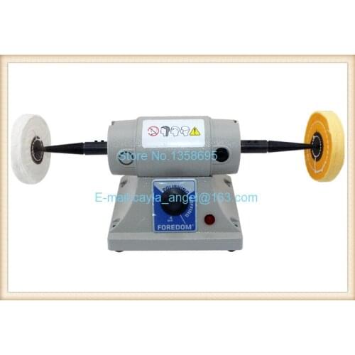 Edom Motor Adjustable Speed Grinding Polishing Machine included Two Buffing Wheel jewelry diy making Supplies Polishing Motor