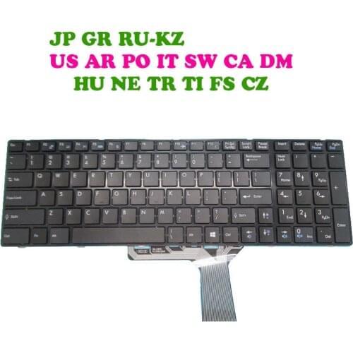 HB US Keyboard For MSI GE60 GE70 V123322CK1 S1N-3ETH261-SA0 S1N-3ETR2A1-SA0 V123322IK1 V139922CK1 S1N-3EHB2H1-SA0 Hebrew Spain