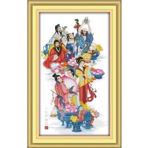 Kumquat cross stitch kit 14ct 11ct count print canvas stitching embroidery kits