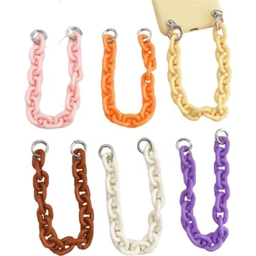 2021 New Acrylic Resin Chain 22cm Bag Strap for Handbags Women Purse Chains for Plastic Detachable Bags Accessories