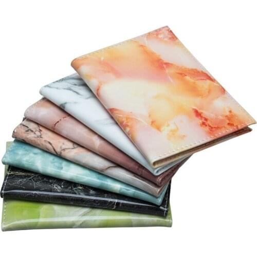 New Colorful Marble Style Passport Cover Waterproof Passport Holder Travel Cover Case Passport Holder Passport Packet Gifts