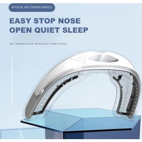 Anti Snoring Braces 1pc Portable Corrective Breathing Positioning Anti-snoring Silicone Braces Sleep Prevention Snoring Device