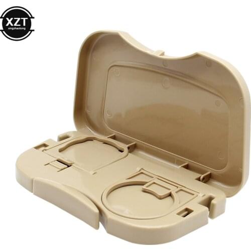 Folding Universal Car Bracket for Food Tray Drink Holder Auto Back Rear Seat Table Tray Phone Holder Car Storage Box