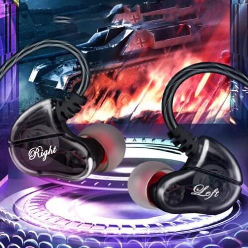 Comfortable High-quality 3.5mm Gaming Dynamic Earphone Wire Control Wired Headphone Sensitive Audio Accessories
