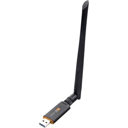 1200Mbps USB Wifi Lan Dongle Adapter AP Station Model 2.4GHz 5.8GHz USB3.0 Wireless-AC Network Card with 5DBi Antenna