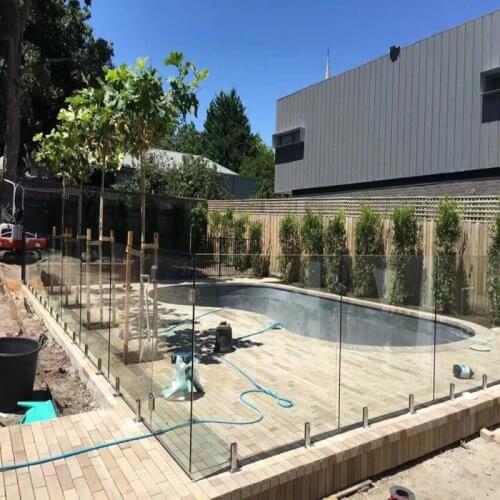 Zacast Round Base Mount Glass Spigot Balcony Railings Mirror Stainless Steel 316 Pool Fence Glass Spigot