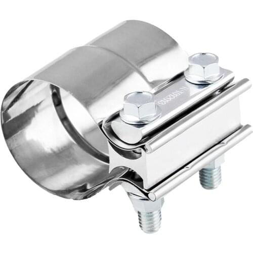 Brand New 2.25'' to 2.5'' Exhaust Band Clamp Lap Joint Clamps