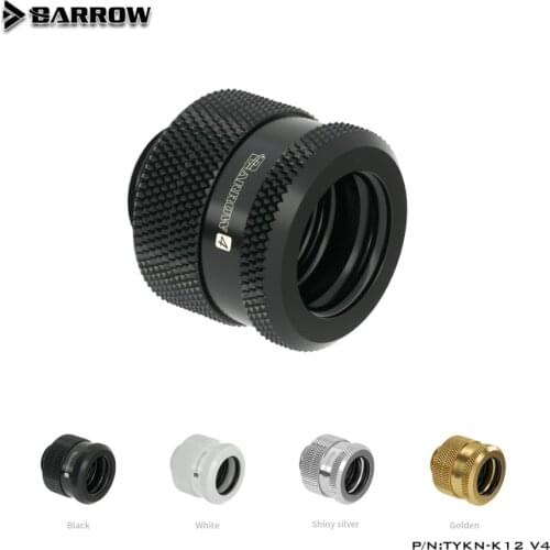 Barrow TYKN-K12 V4, OD12mm Hard Tube Fittings, G1/4 Adapters For OD12mm Hard Tubes