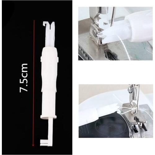 1pc Threader Sewing Tools Accessory White/Blue Automatic Machine Sewing Needle Device Needle Changer Lead Wire Threader Tool