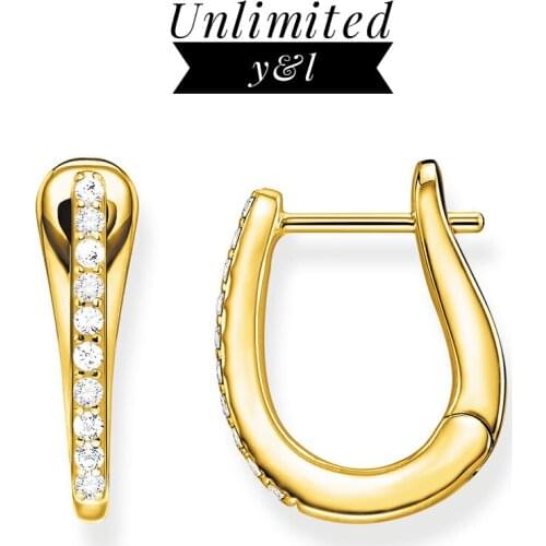 3 Colors Creole Hinged Hoop Earrings 925 Sterling Silver Rose/Gold Color Thomas Fashion Good Jewelry for Women 2020 Summer Gifts