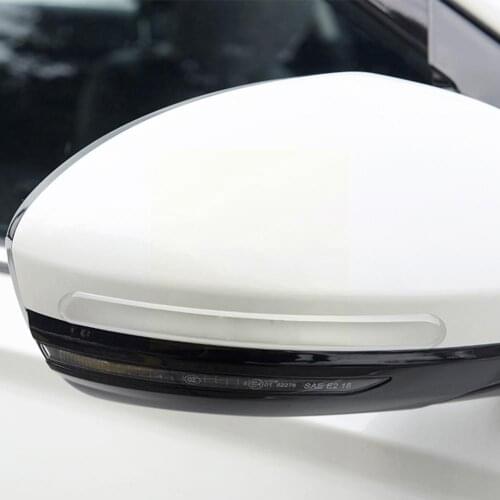 4Pcs/set Car Door Edge Transparent Anti Scratch Protection Anti-collision Bumper Mirror Rearview Sticker Protector Strips G8Z6