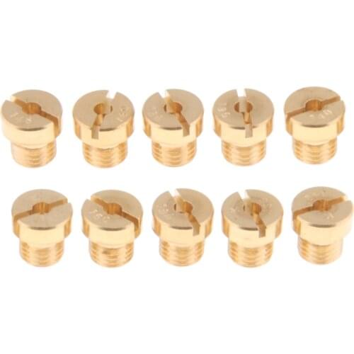 5 Pair Main Jet Motorcycle Carburetor Parts Easy Installation