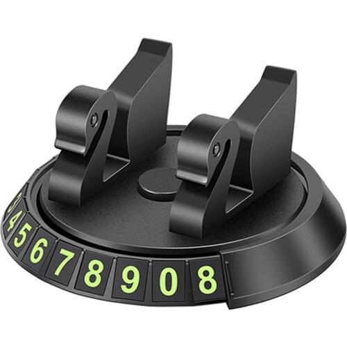Car Accessories Car Temporary Stop Sign Parking Number Plate Cell Phone Mount Bracket Car Phone Holder Car License Plate Holder