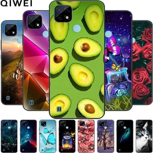 For Realme C21Y Case Painted Shockproof Soft silicon TPU Back Cover For OPPO Realme C21Y 6.5'' Phone Cases RealmeC21Y C 21 C21 Y