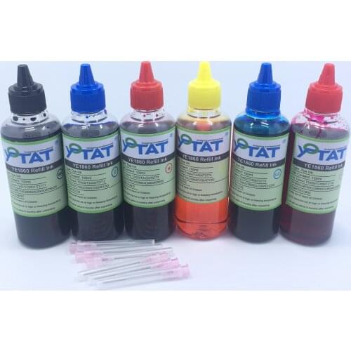YOTAT 600ml Refill Dye Ink Compatible for Epson T2421 T2431 T2771 T2781 ICBK70 ICBK80 ICBK50 ICBK35 ICBK47 ICBK32