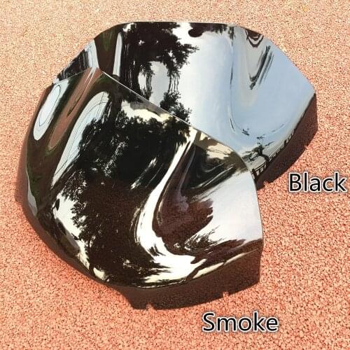 Black Smoke 13.5'' Wave Windshield Wind Screen Protector Fits For Harley Road Glide FLTR FLTRX 15-18 17 High Quality