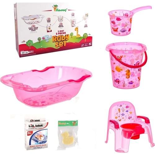 Baby Bath Tub Set 6'lı