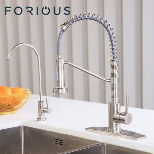 FORIOUS Single Lever Kitchen Faucets