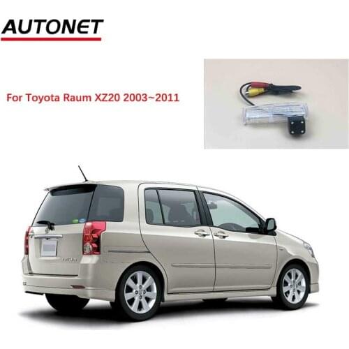 Autonet CVBS Rearview camera For Toyota Raum XZ20 MK2 2003~2011 Toyota Raum AHD Night view rear/license plate camera