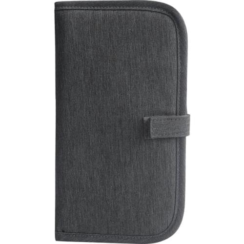 Unisex high quality clip cards clutch Anti-theft rfid Small change Coin passport wallets purse