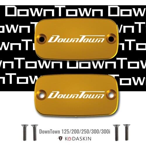 KODASKIN CNC Aluminum Brake Fluid Reservoir Tank Cap Front Brake Cap for KYMCO DownTown 125/200/250/300/300i